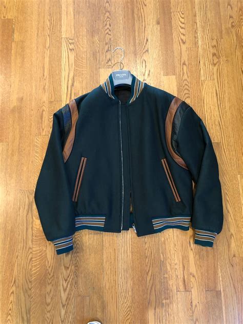 prada varsity jacket